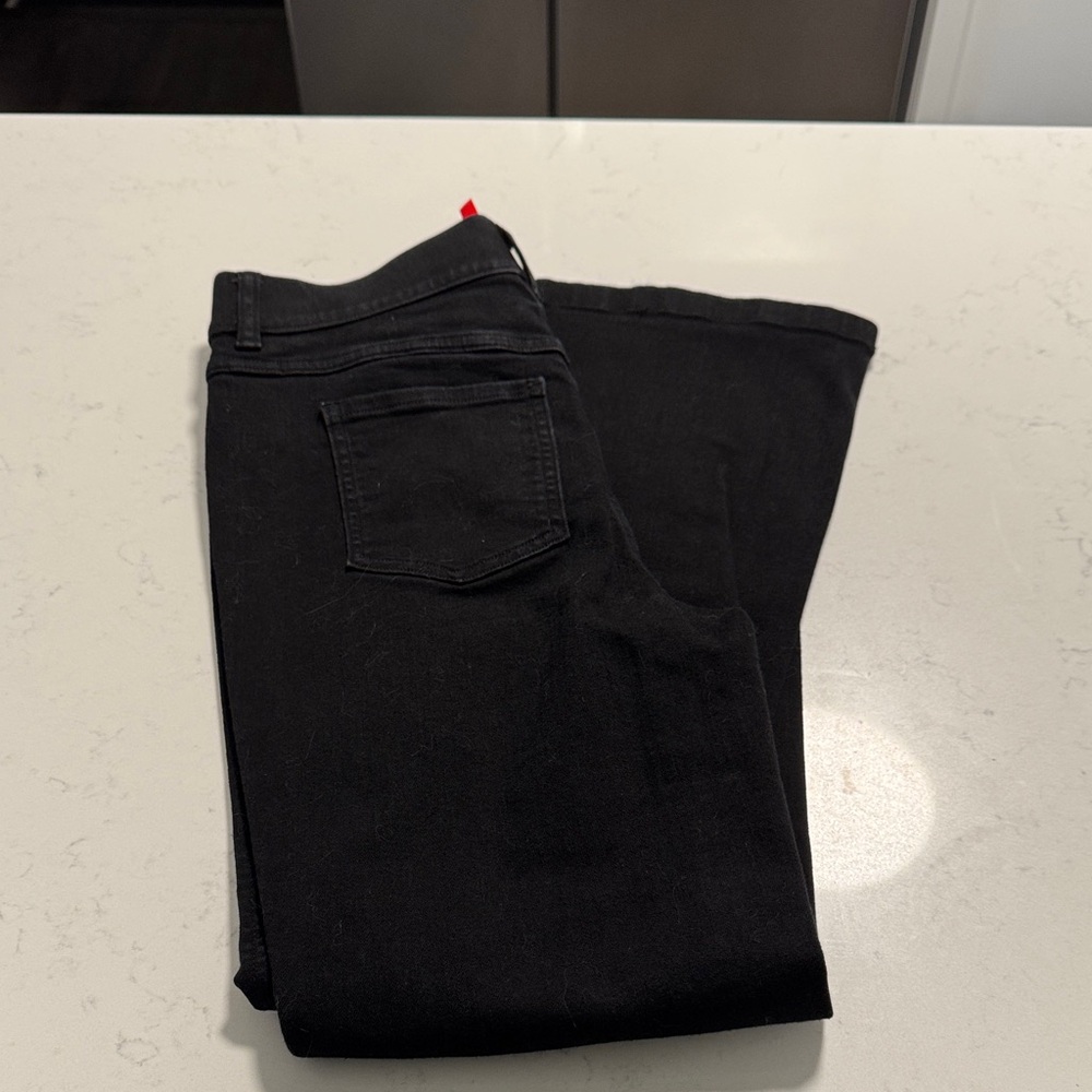 SPANX Black Flare Ankle Jeans